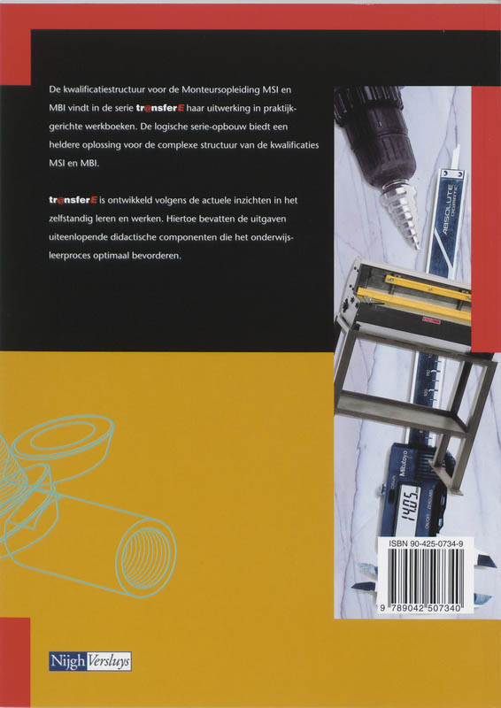 Achterkant van Leerwerkboek