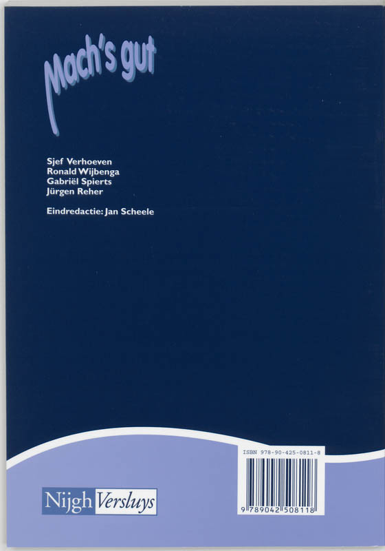 Achterkant van Werkboek