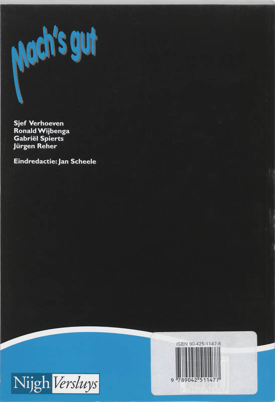 Achterkant van Docentenboek