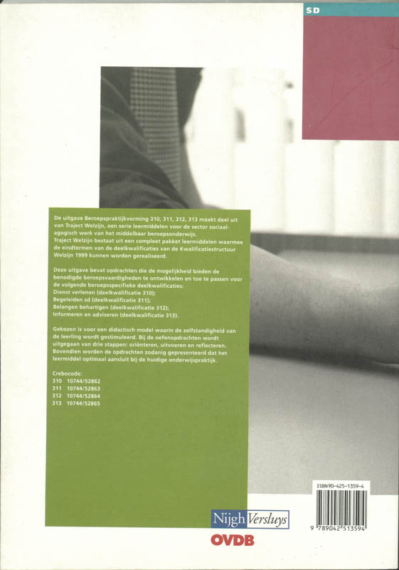 Achterkant van Werkboek