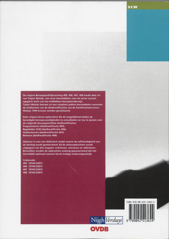 Achterkant van Werkboek