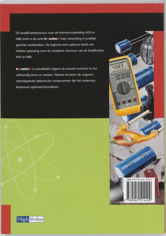Achterkant van Leerwerkboek