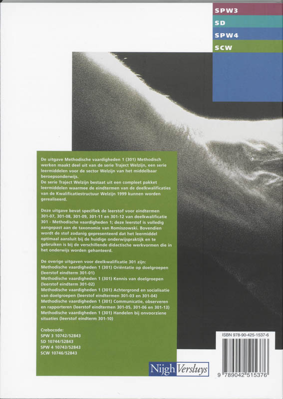 Achterkant van 1 301 Methodisch werken