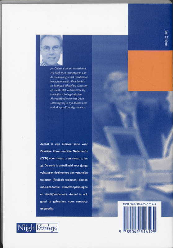 Achterkant van Tekstboek