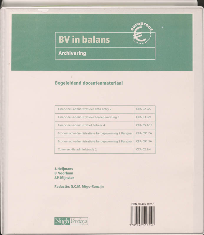 Achterkant van Docentenmateriaal