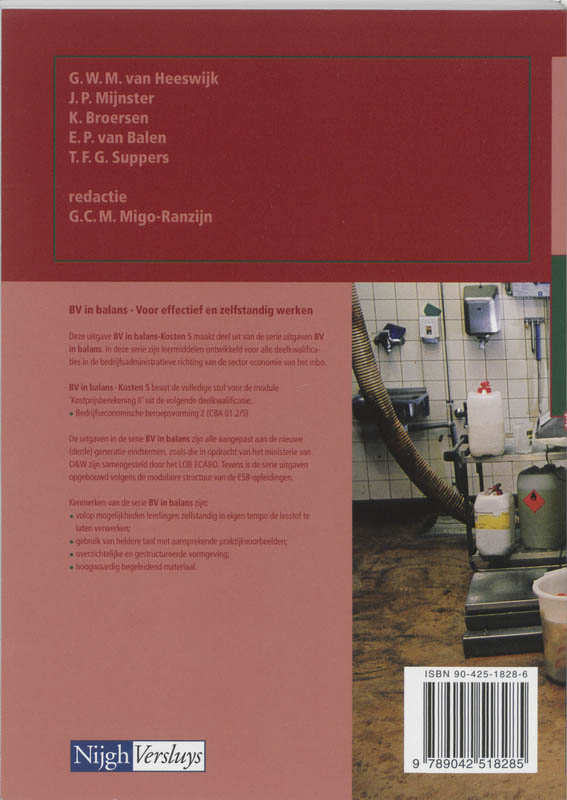 Achterkant van Leerlingenboek