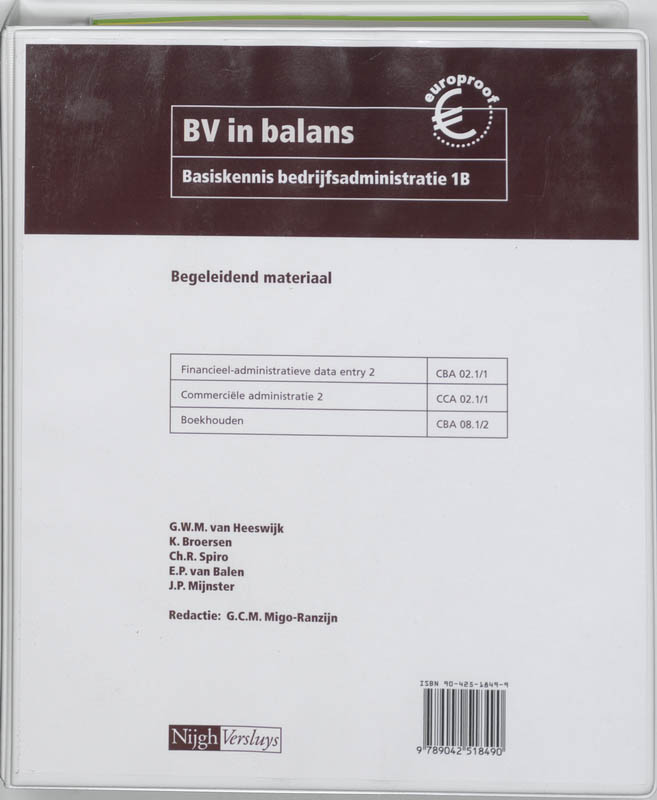 Achterkant van Docentenmateriaal