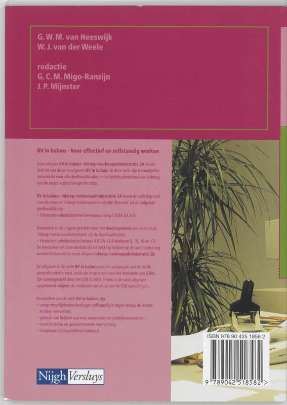 Achterkant van Leerlingenboek