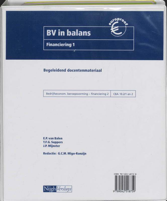Achterkant van Docentenmateriaal