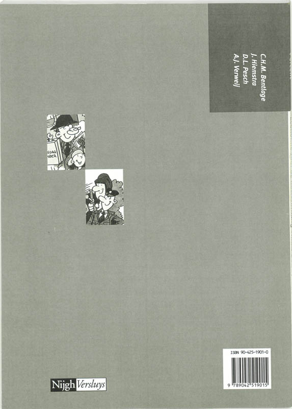 Achterkant van Antwoordenboek