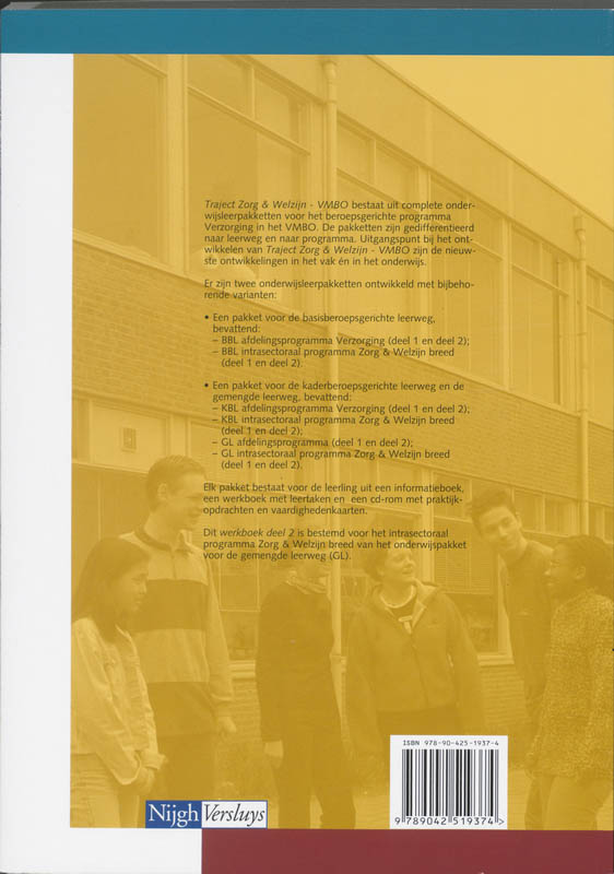 Achterkant van Werkboek