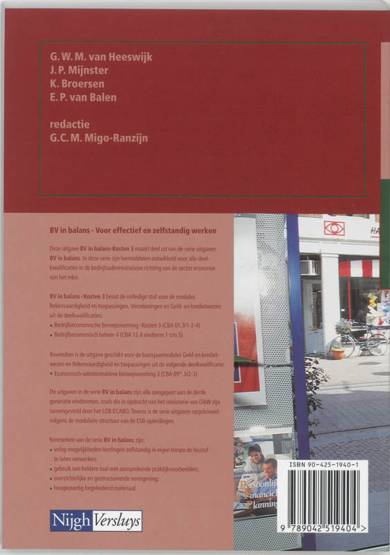 Achterkant van Leerlingenboek