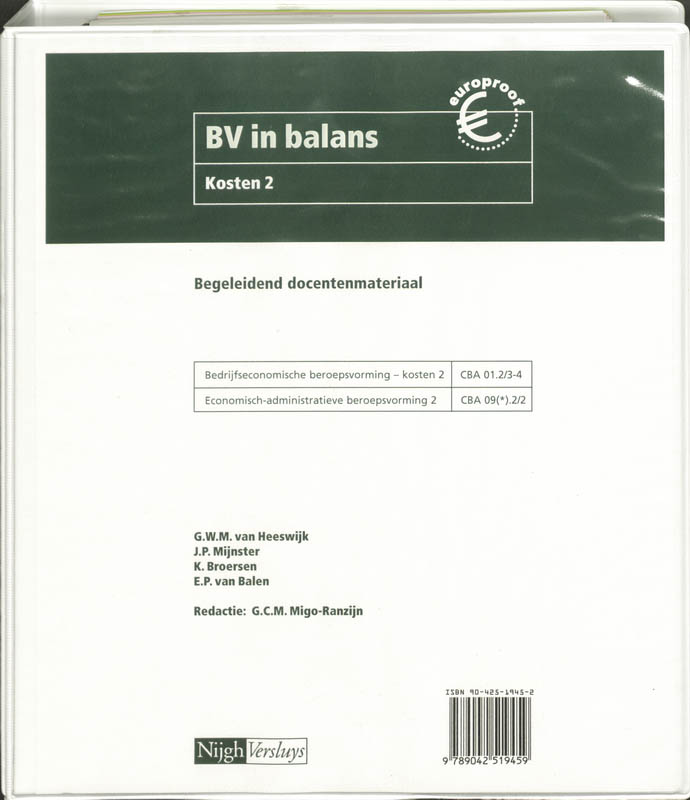 Achterkant van Docentenmateriaal