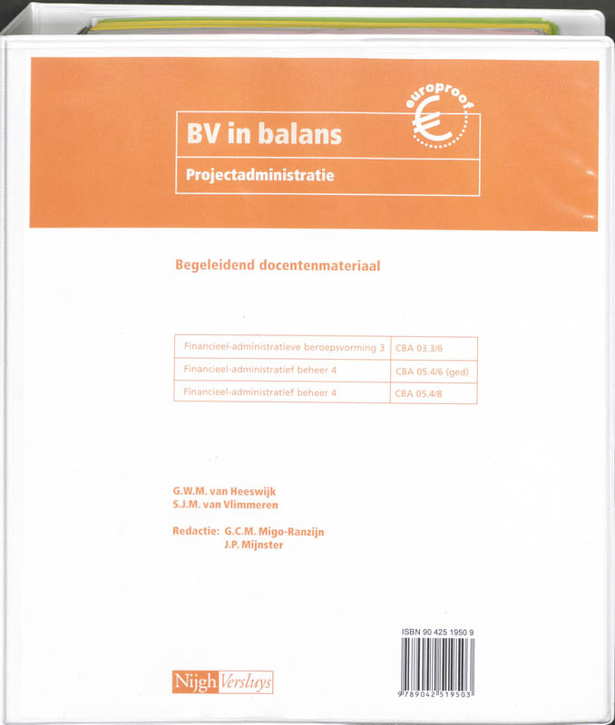 Achterkant van Docentenmateriaal