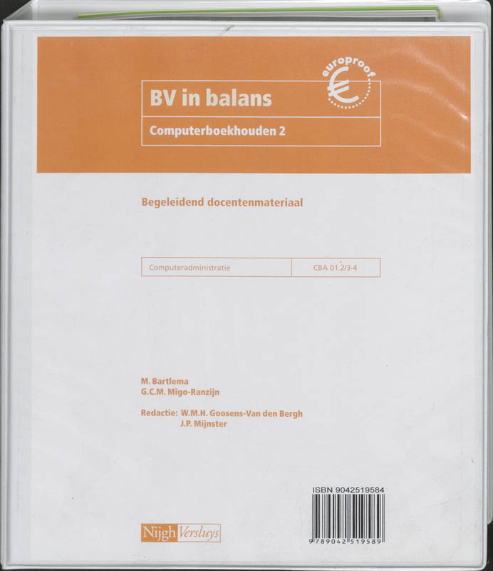 Achterkant van Docentenmateriaal