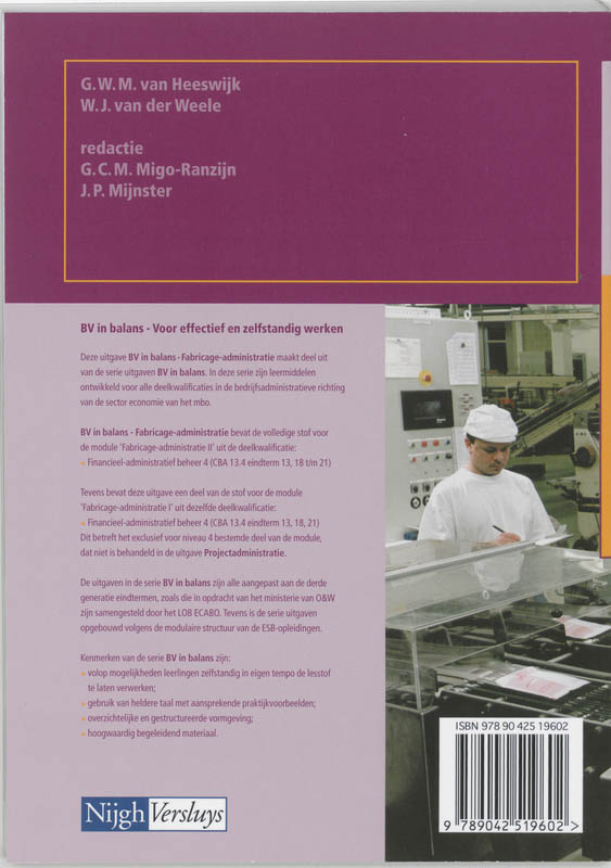 Achterkant van Leerlingenboek