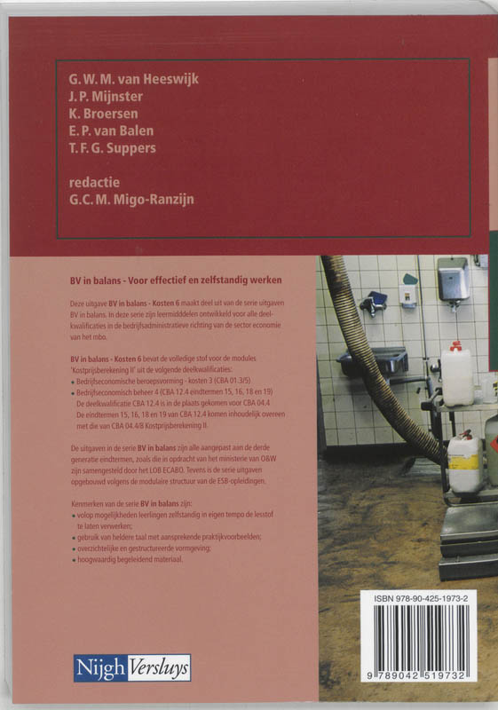 Achterkant van Leerlingenboek