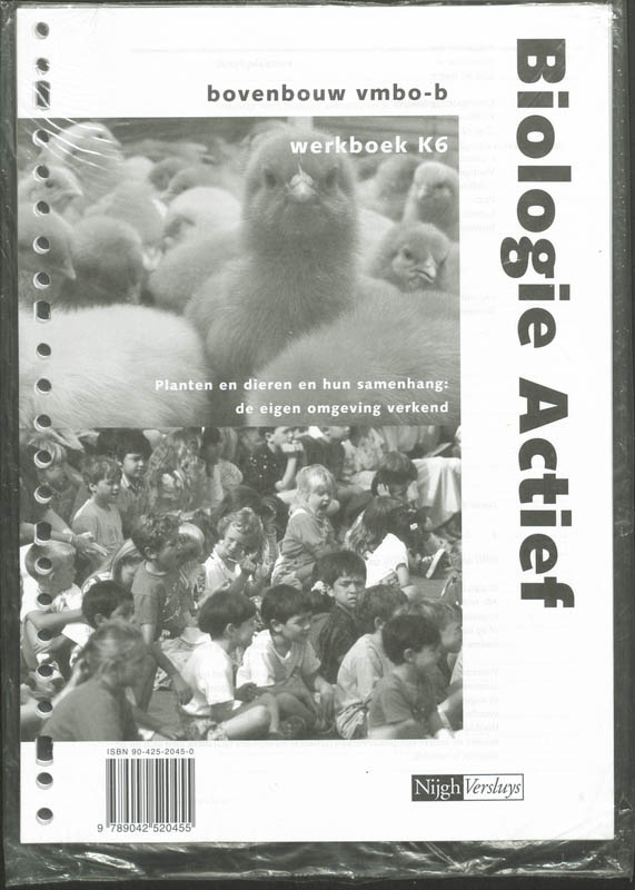 Achterkant van Werkboek K6