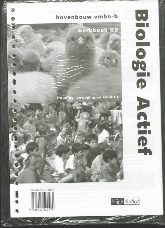 Achterkant van Werkboek K8