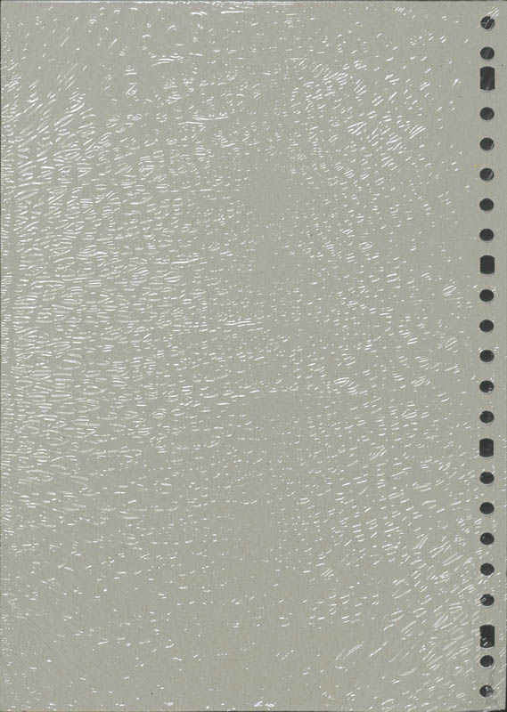 Achterkant van Werkboek