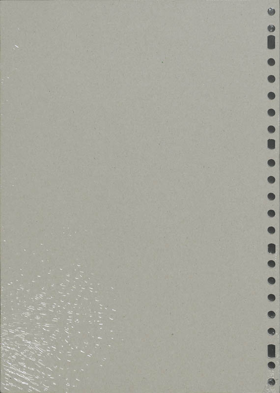 Achterkant van Werkboek