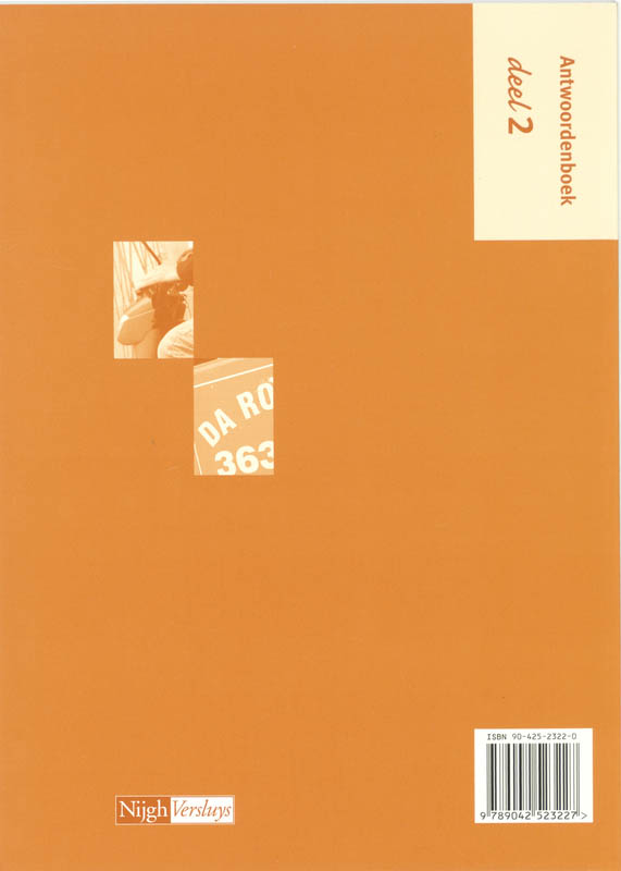 Achterkant van Antwoordenboek