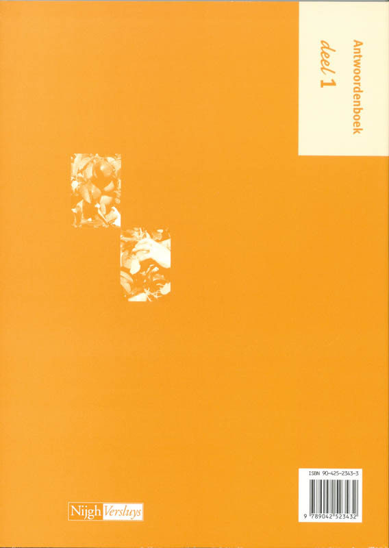 Achterkant van Antwoordenboek