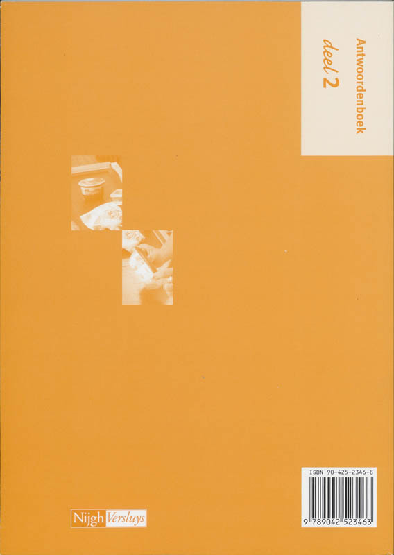 Achterkant van Antwoordenboek