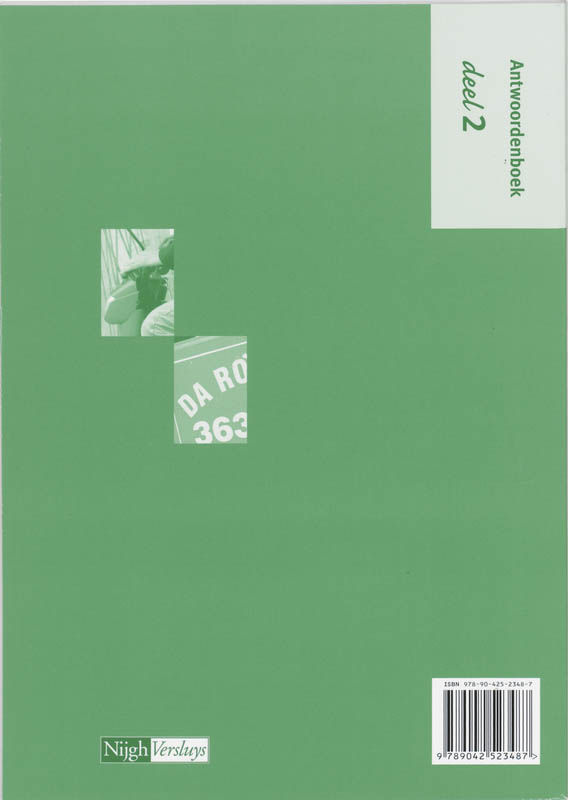Achterkant van Antwoordenboek