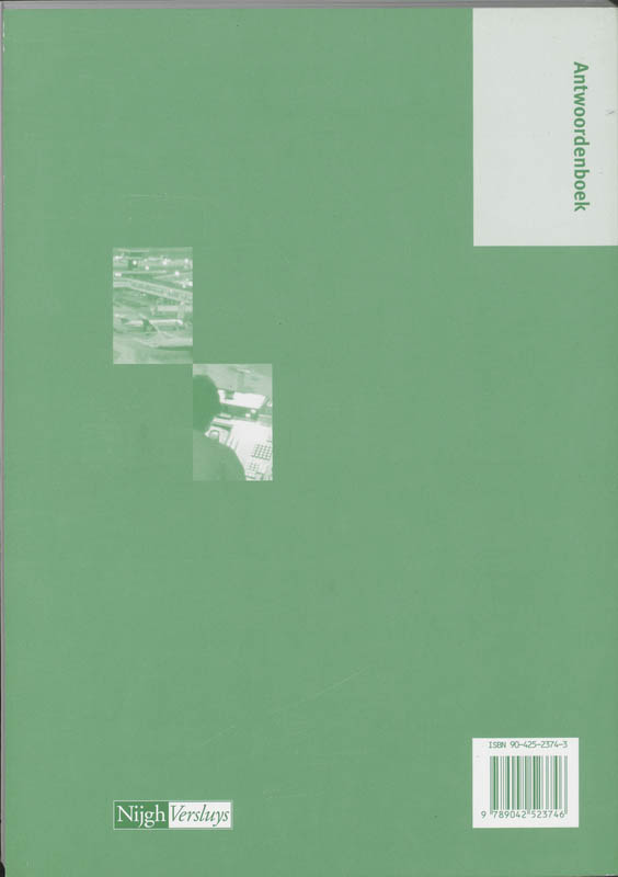 Achterkant van Antwoordenboek