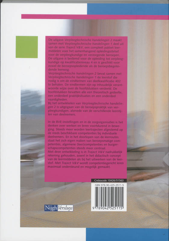Achterkant van Tekstboek