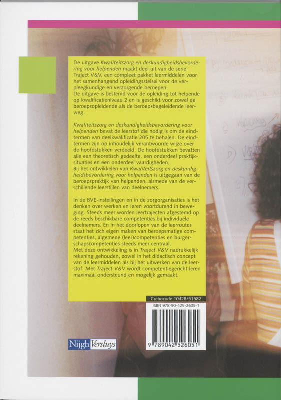 Achterkant van Tekstboek