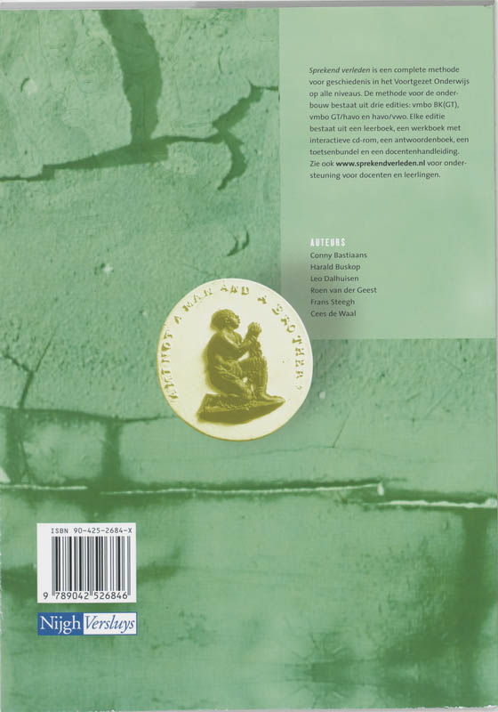 Achterkant van Antwoordenboek