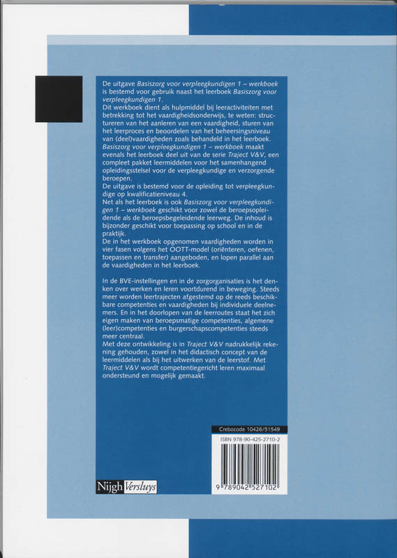 Achterkant van Werkboek