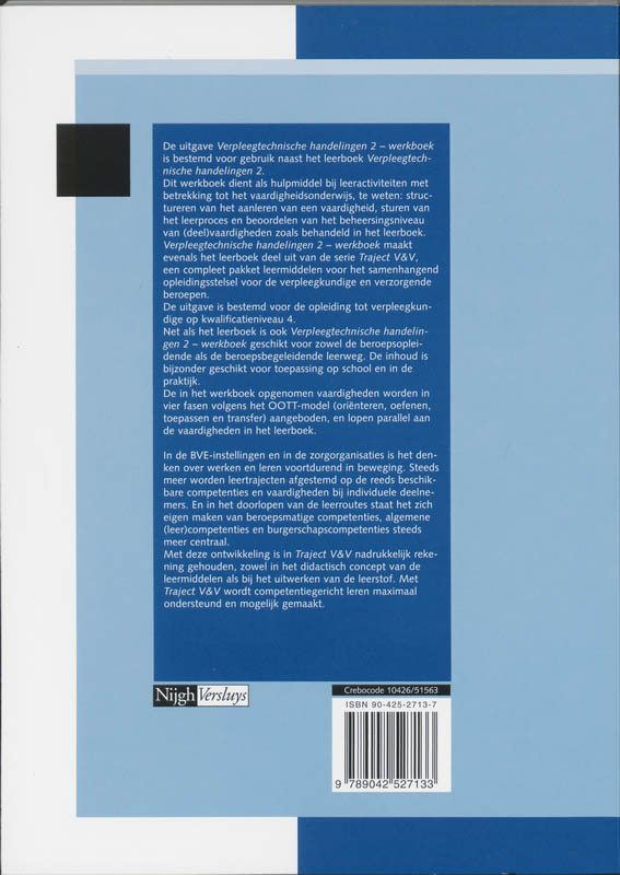 Achterkant van Werkboek