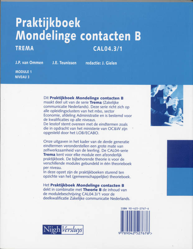 Achterkant van Praktijkboek