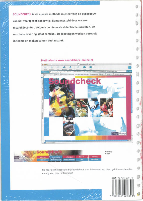 Achterkant van Leerwerkboek