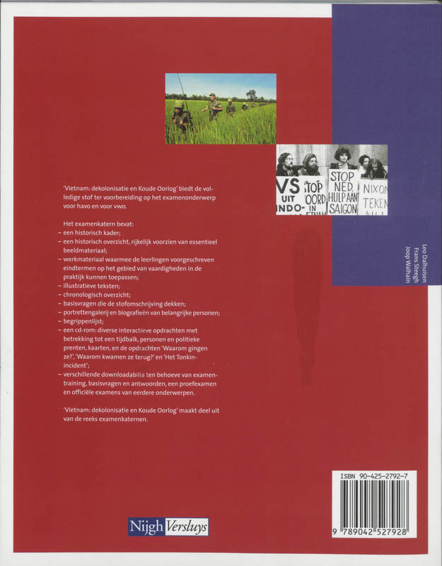 Achterkant van Examenkatern