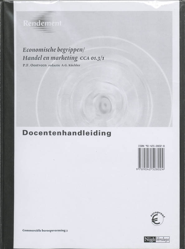 Achterkant van Docentenhandleiding