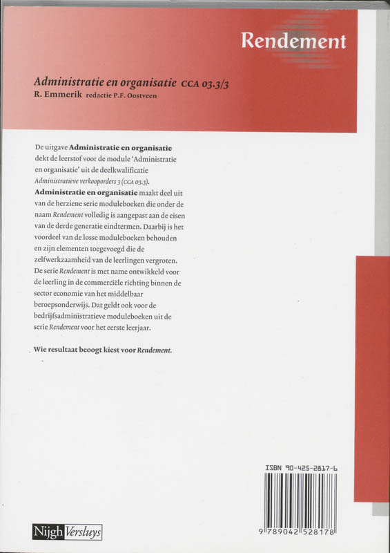 Achterkant van CCA 03.3/3