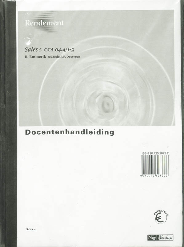 Achterkant van Docentenhandleiding