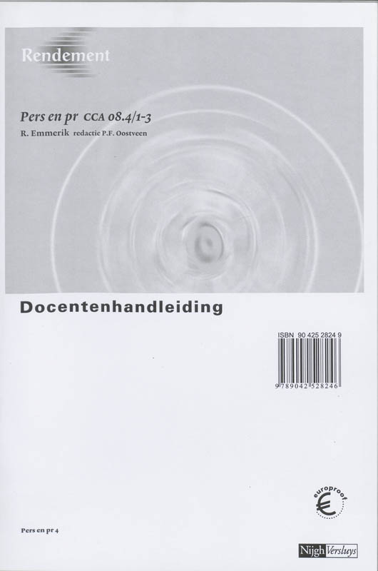 Achterkant van Docentenhandleiding
