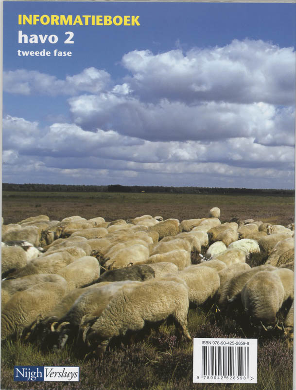 Achterkant van Informatieboek