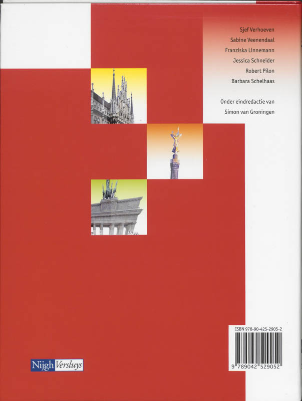Achterkant van Tekstboek