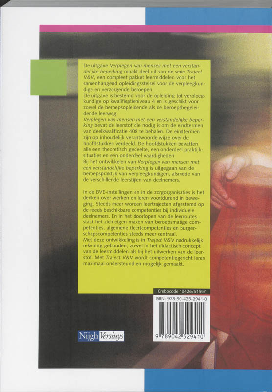 Achterkant van Leerboek