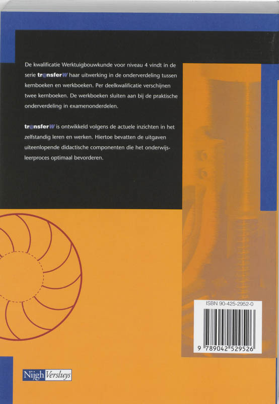 Achterkant van Kernboek