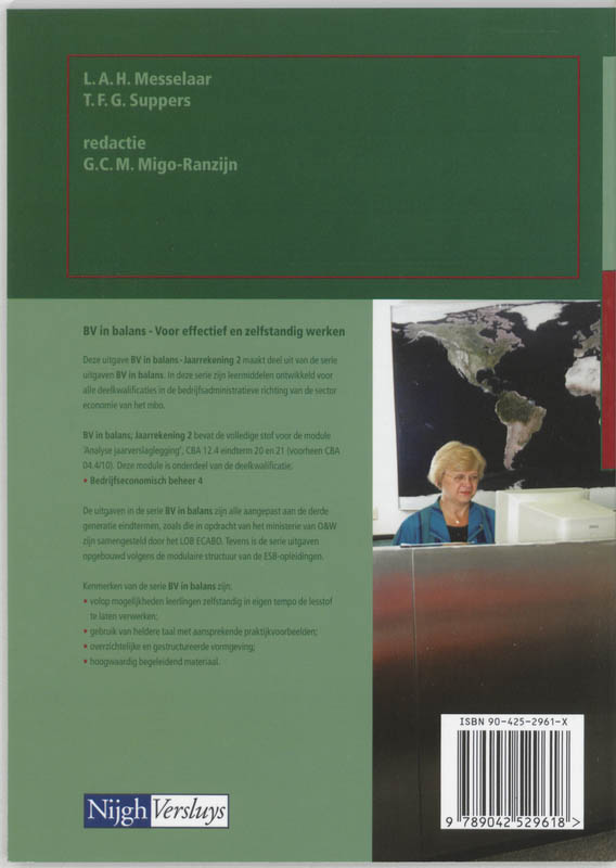 Achterkant van Leerboek