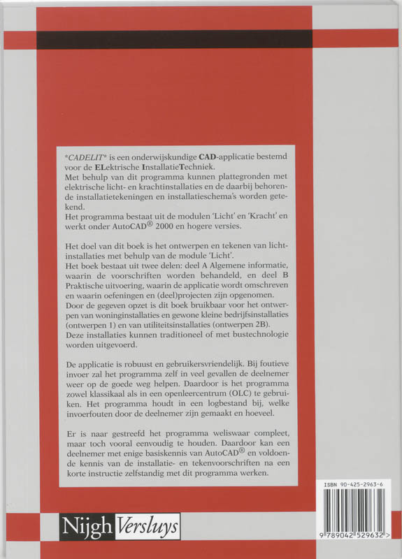 Achterkant van Leerwerkboek