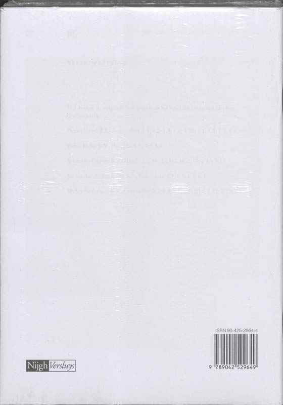 Achterkant van Leerboek