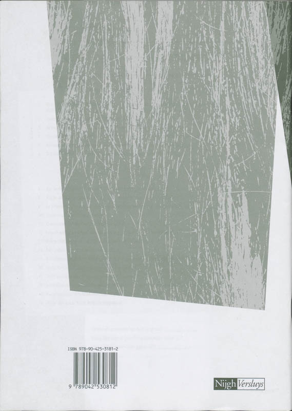 Achterkant van werkboek